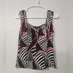 Laura Max Black And Pink Petite Tank Top!